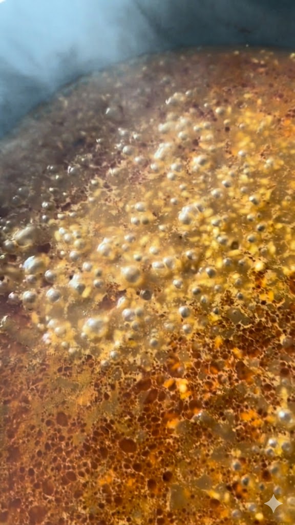 Dejar hervir el arroz